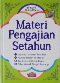 Image of Materi pengajian setahun