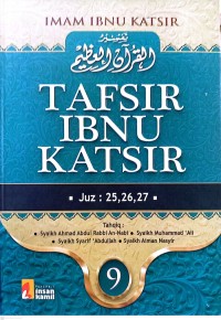 Image of Tafsir Ibnu Katsir : juz 25,26,27